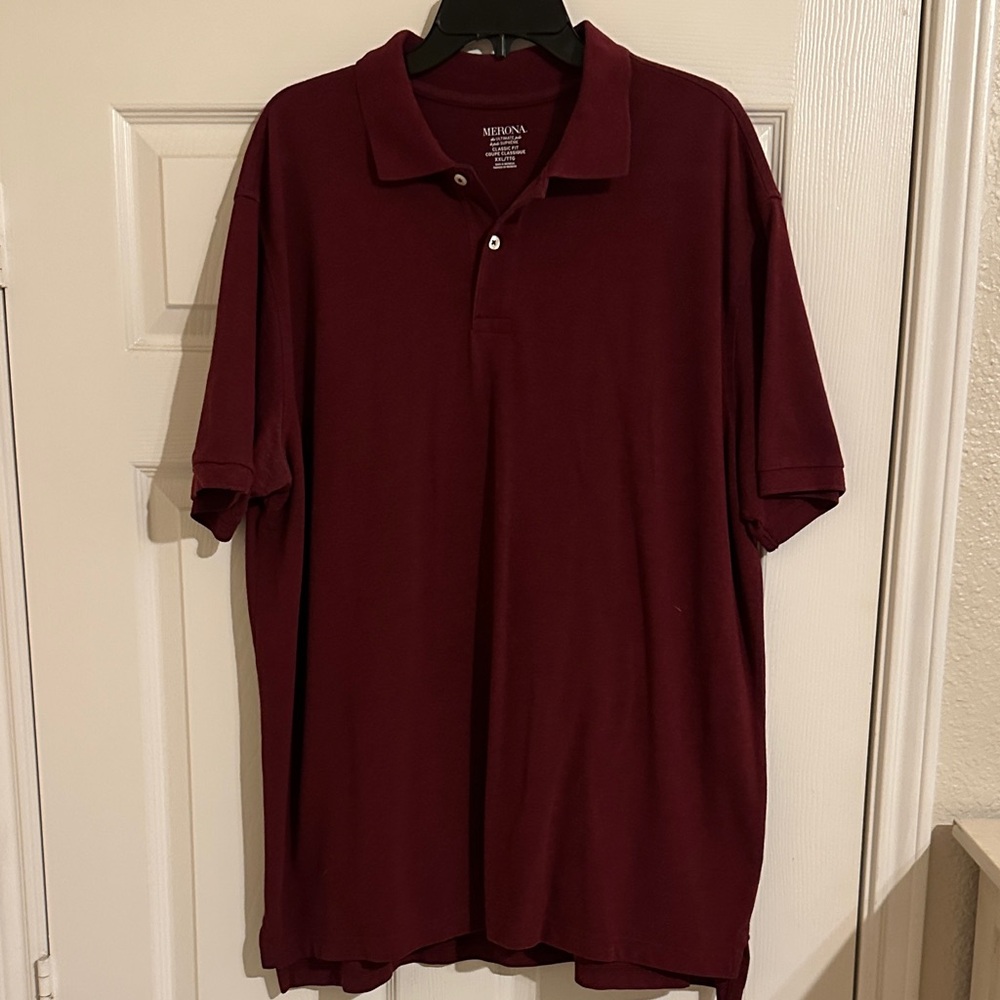 Merona Burgundy Polo Shirt for Men